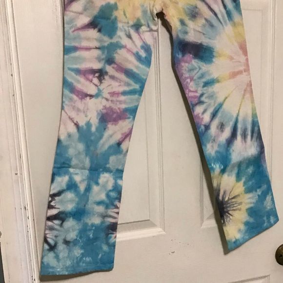 NWT $238 MOTHER | The Tripper | Swirling Secrets Pastel Tie Dye Jeans | - Picture 12 of 16